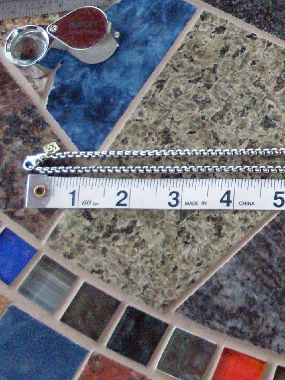 Current Item - David Yurman 3.6 mm - 32 inch Box Chain - 14K YG Hang Tag - Picture 7 of 8